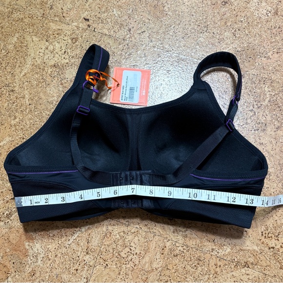 Panache Sport Marvel Wireless Sports Bra NWT In Black Sz 34DD - Picture 14 of 15